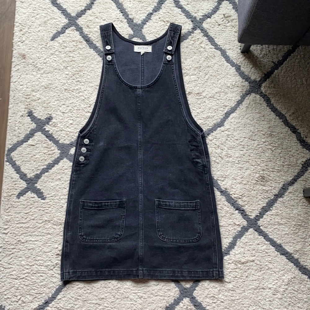 pacsun denim overall dress